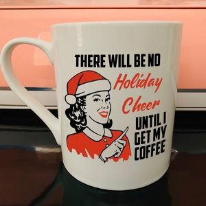 Retro Coffee Mug, Christmas Coffee, 40s retro